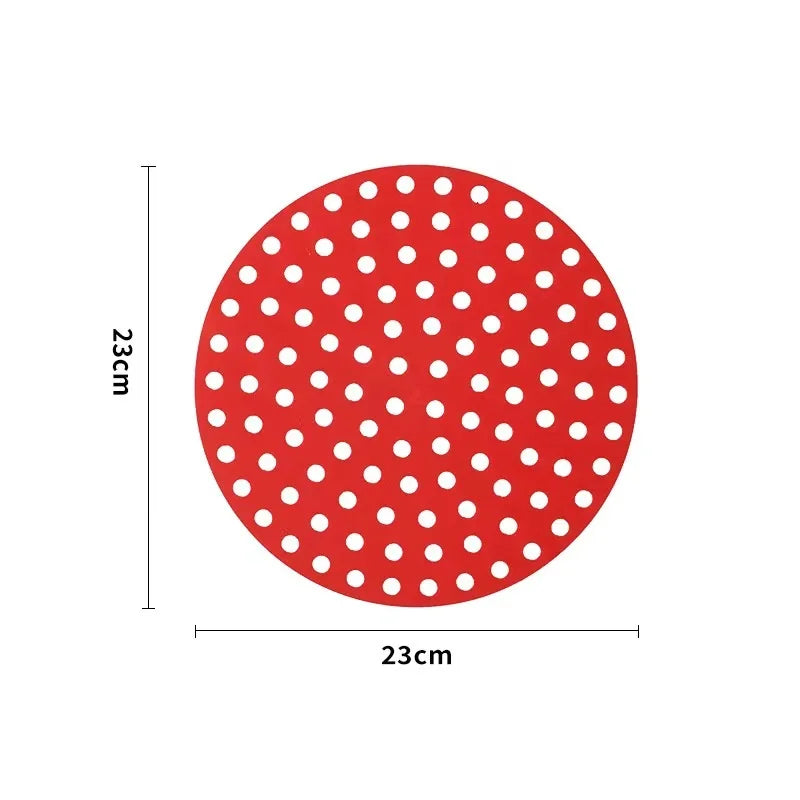 Reusable Air Fryer Pad, Silicone Non-stick Air Fryer Liner, Easy-to-clean Household Kitchen Tool, Practical Home Kitchen Gadget