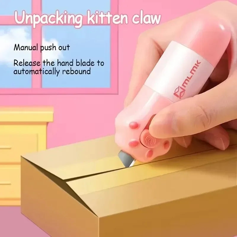 2 In 1 Express Tool Thermal Paper Correction Liquid Package Unpacking Knife Home Office Identity Data Security Protection Liquid
