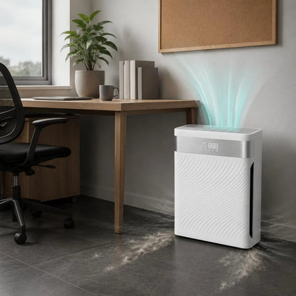 Pet Air Purifier Strong Suction Pet Hair Air Purifier Home Appliance Odor Removal Activated Carbon Filter for Living Room