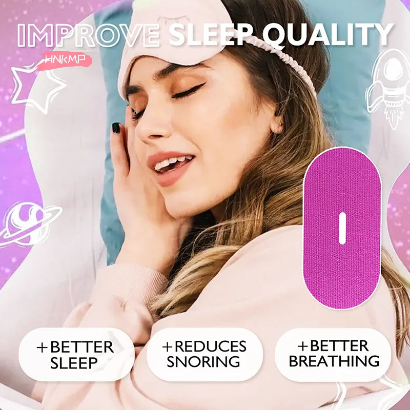 H-30Pcs Anti Snoring Sleep Strips Sticker for Adult Night Sleep Lip Nose Breathing Improving Patch Mouth Correction Sticker Tape