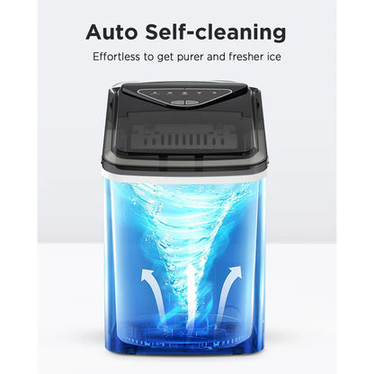 Daily Production Bullet Ice Countertop Ice Maker, Self-Cleaning Ice Makers