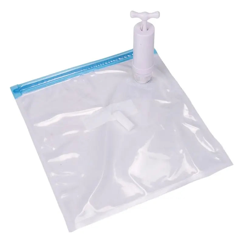 A99U Sous Vide Bags 15Pack Reusable Electric Vacuum Food Storage Save Sealer Cooker with 1 Hand Pump,2 Size Sealed Bag,4 Clip