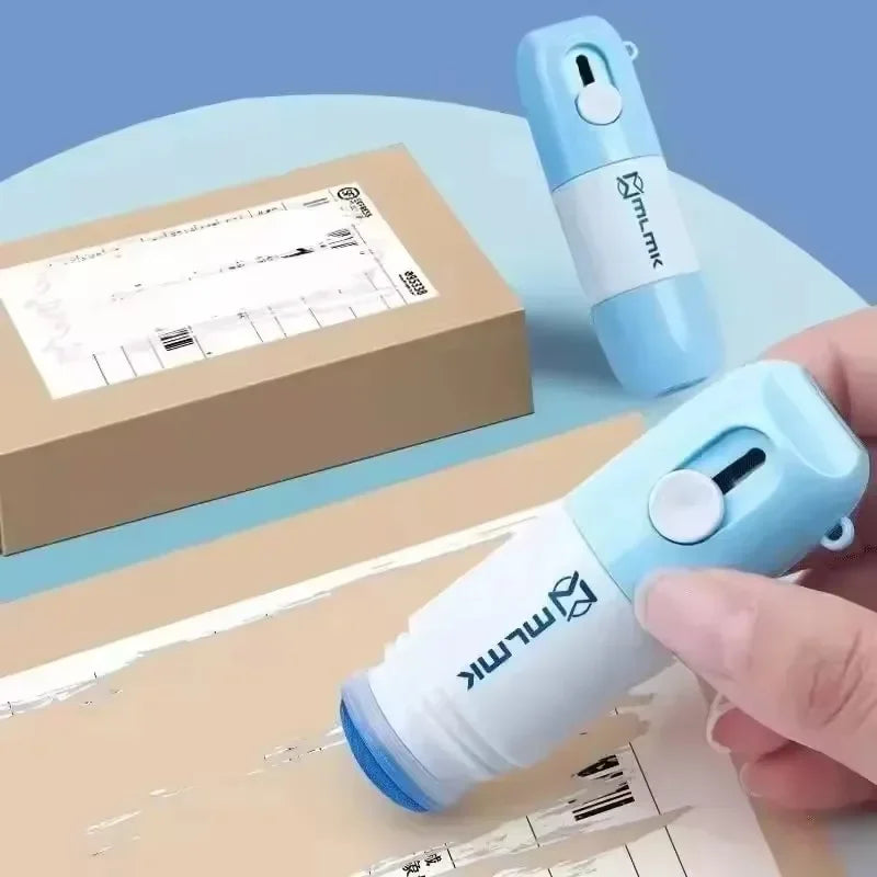 2 In 1 Express Tool Thermal Paper Correction Liquid Package Unpacking Knife Home Office Identity Data Security Protection Liquid