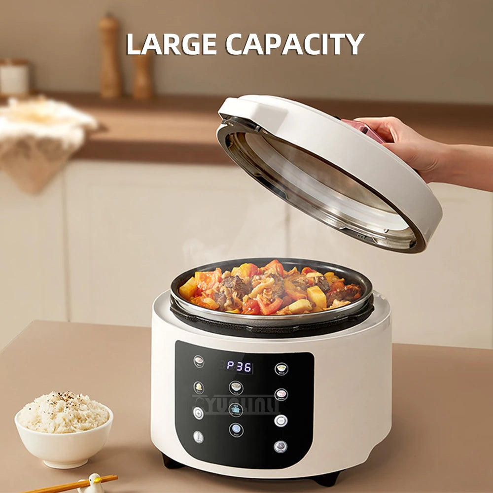 5L Electric Pressure Cooker Intelligent Kookplaat Elektrisch Touch Screen Soup Rice Cooking Electrodomésticos De Cocina