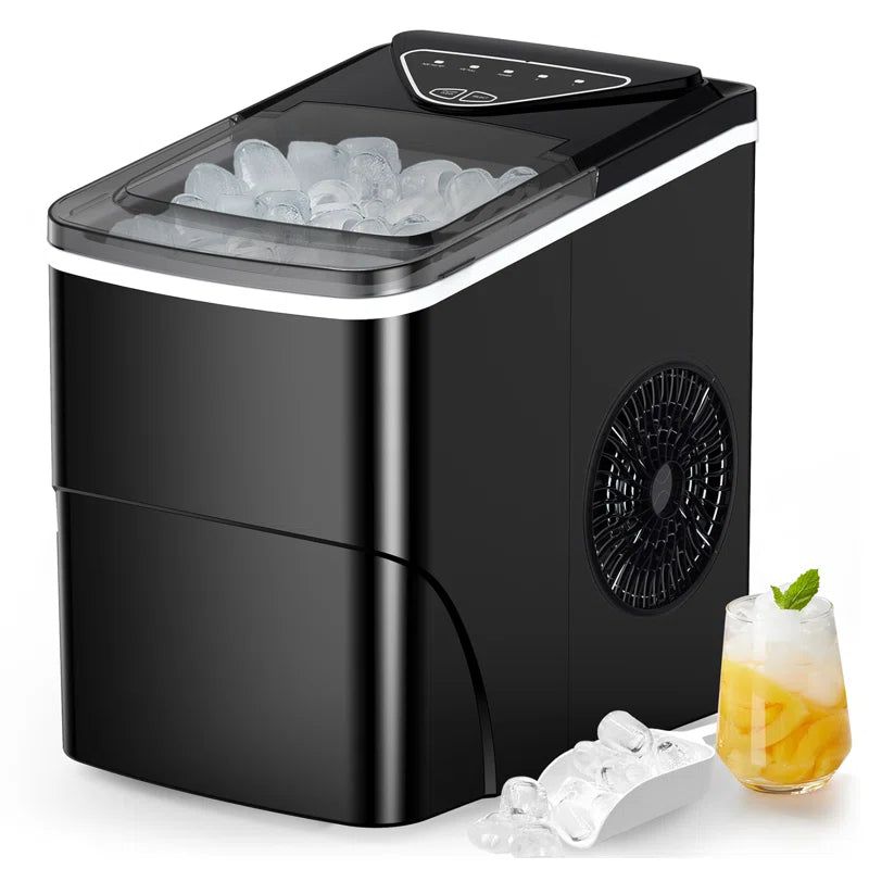 Daily Production Bullet Ice Countertop Ice Maker, Self-Cleaning Ice Makers