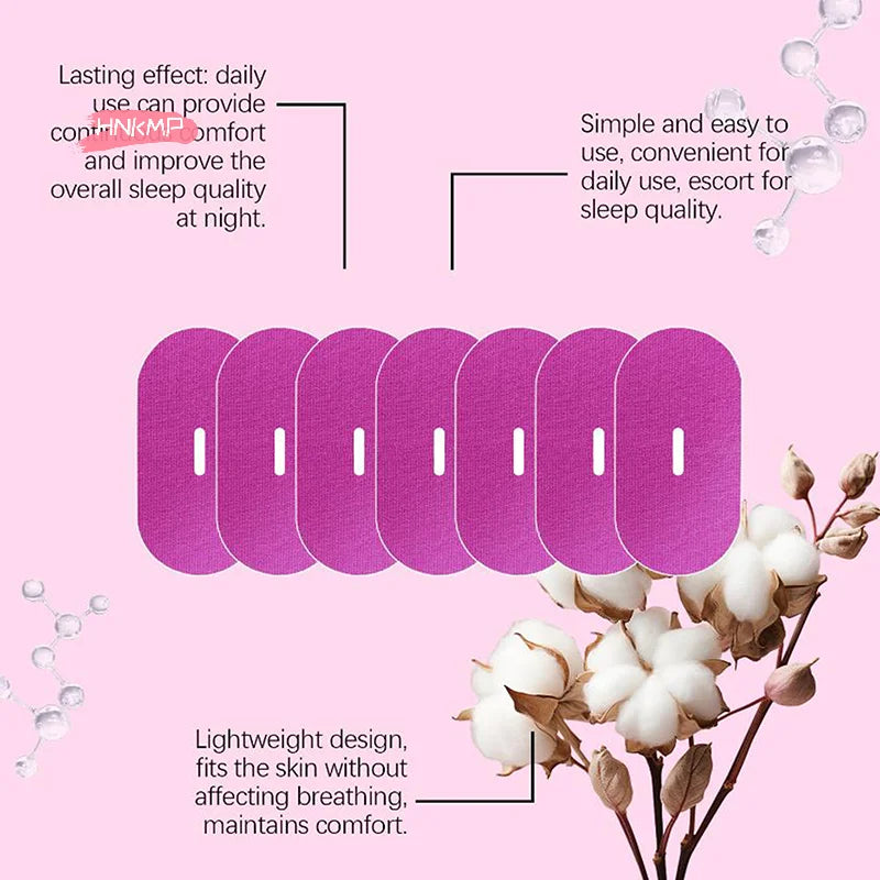 H-30Pcs Anti Snoring Sleep Strips Sticker for Adult Night Sleep Lip Nose Breathing Improving Patch Mouth Correction Sticker Tape