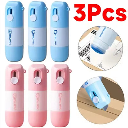 2 In 1 Express Tool Thermal Paper Correction Liquid Package Unpacking Knife Home Office Identity Data Security Protection Liquid