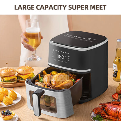 Intelligent Electric Fryer Oven Household Visible Air Fryers Cocina Electrica Friteuse A Huiles Electrique